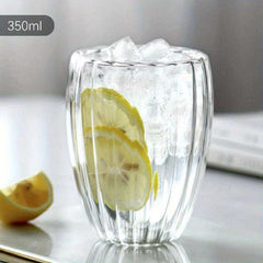 Double-Walled Espresso Coffee Cups, Heat Insulated Water Cups, Summer Winter Drinkware - IDEALSTORES