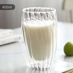 Double-Walled Espresso Coffee Cups, Heat Insulated Water Cups, Summer Winter Drinkware - IDEALSTORES