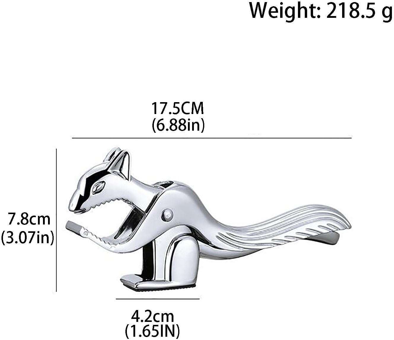 Zinc Alloy Squirrel Shape Walnut Clip, Walnut Crackers, Nut Crackers for All Nuts, Non-Slip Wear-Resistant Sheller - Ideal Store