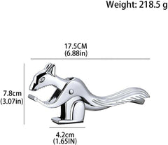 Zinc Alloy Squirrel Shape Walnut Clip, Walnut Crackers, Nut Crackers for All Nuts, Non-Slip Wear-Resistant Sheller - Ideal Store