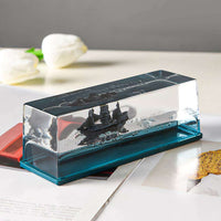 ShipTitanic Liquid Cruise Ship Show Piece Home Decor Office Cruise Ship Mode Floating Bottle, Gifts for Home Desk Decoration - Ideal Store