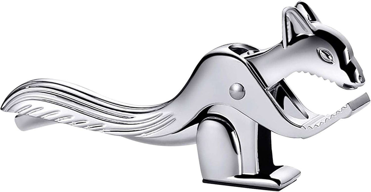 Zinc Alloy Squirrel Shape Walnut Clip, Walnut Crackers, Nut Crackers for All Nuts, Non-Slip Wear-Resistant Sheller - Ideal Store