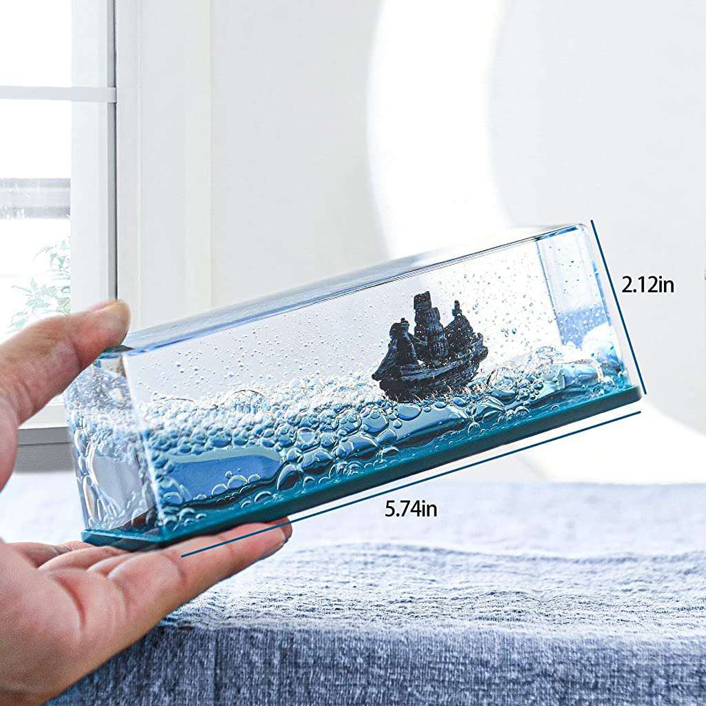 ShipTitanic Liquid Cruise Ship Show Piece Home Decor Office Cruise Ship Mode Floating Bottle, Gifts for Home Desk Decoration - Ideal Store