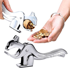 Zinc Alloy Squirrel Shape Walnut Clip, Walnut Crackers, Nut Crackers for All Nuts, Non-Slip Wear-Resistant Sheller - Ideal Store
