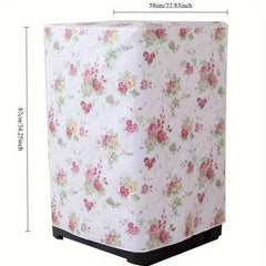 Washing Machine Cover, Automatic Front-Load Drum Protector, Single Cylinder Pulsator Machine Dust Cover, No Battery Required, Durable Cloth