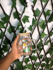 Blossom Big Timber Jar With Lid straw - Ideal Store