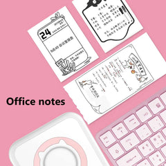 Meow Portable Mini Printer Thermal Label Printers Bluetooth Wireless Printing Inkless Stickers Paper 57mm Impressora Portatil - Ideal Store
