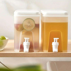 3500ml Fridge Water Dispenser with Faucet – Cold Drink Container for Home Use - Ideal Store